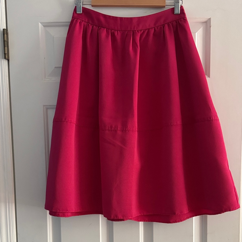 Express Fuchsia A-Line Skirt
